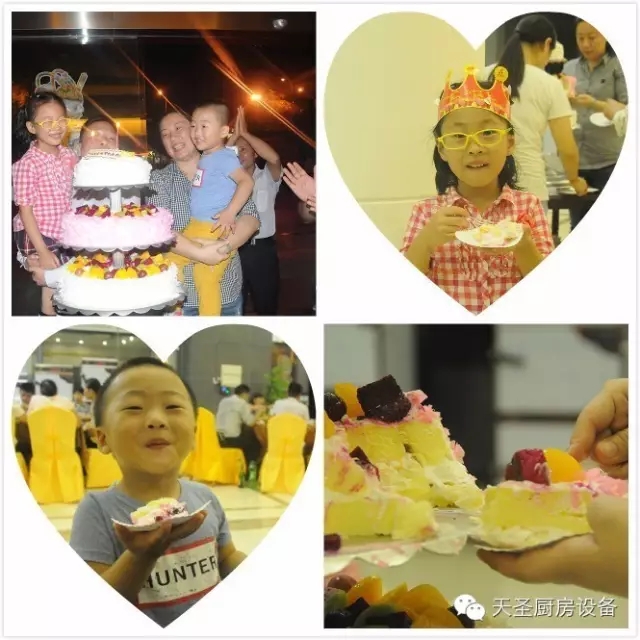 唱生日歌，吃蛋糕