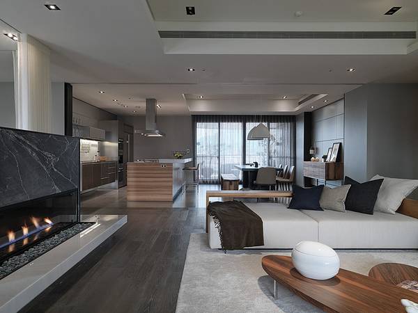 台湾设计师俞佳宏-开放式厨房