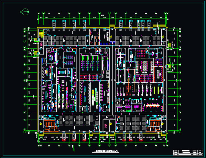 中央厨房设计CAD图2
