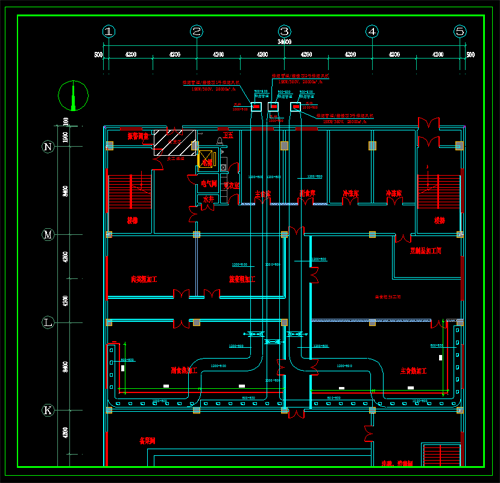 食堂厨房工程设计排烟图