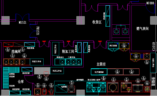 某学校食堂改造部分图纸