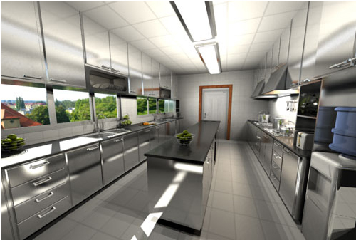 中小型厨房工程细节