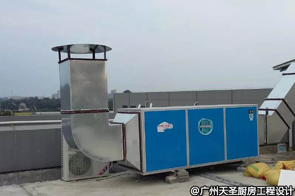 酒店厨房排油烟2