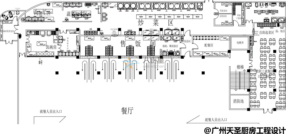 大堂厨房电器配套